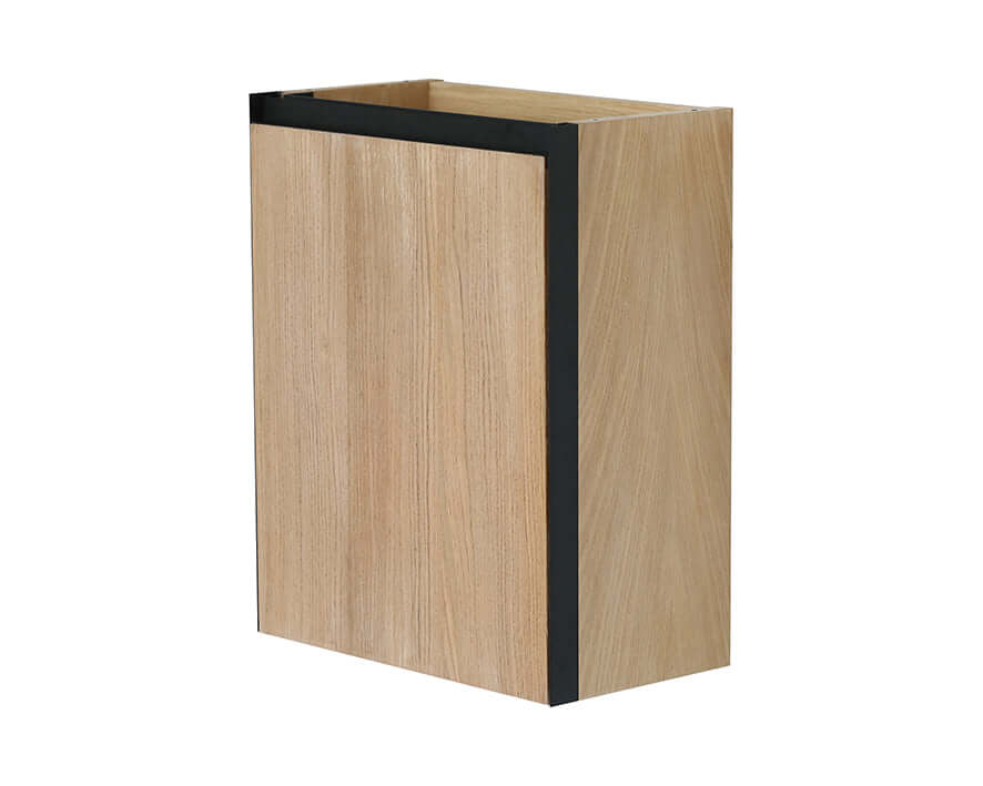 Lotus Fonteinkast Wiesbaden 40X21,8 Cm in natuurlijk eiken en matzwart Hoofdafbeelding