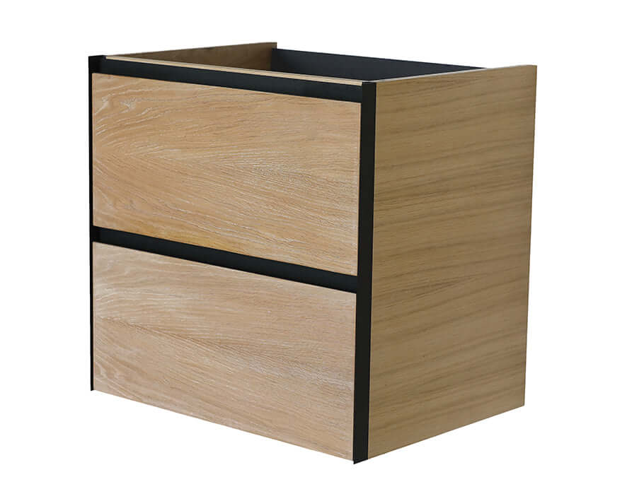Lotus Onderkast Wiesbaden met 2 Laden 60x45,2 cm Naturel Eiken/Mat Zwart Hoofdafbeelding