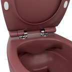 Isvea Sentimenti Hangtoilet - Bordeauxrood