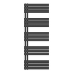 BELRAD Badkamer Radiator Mat Zwart – Linkeraansluiting/Combi