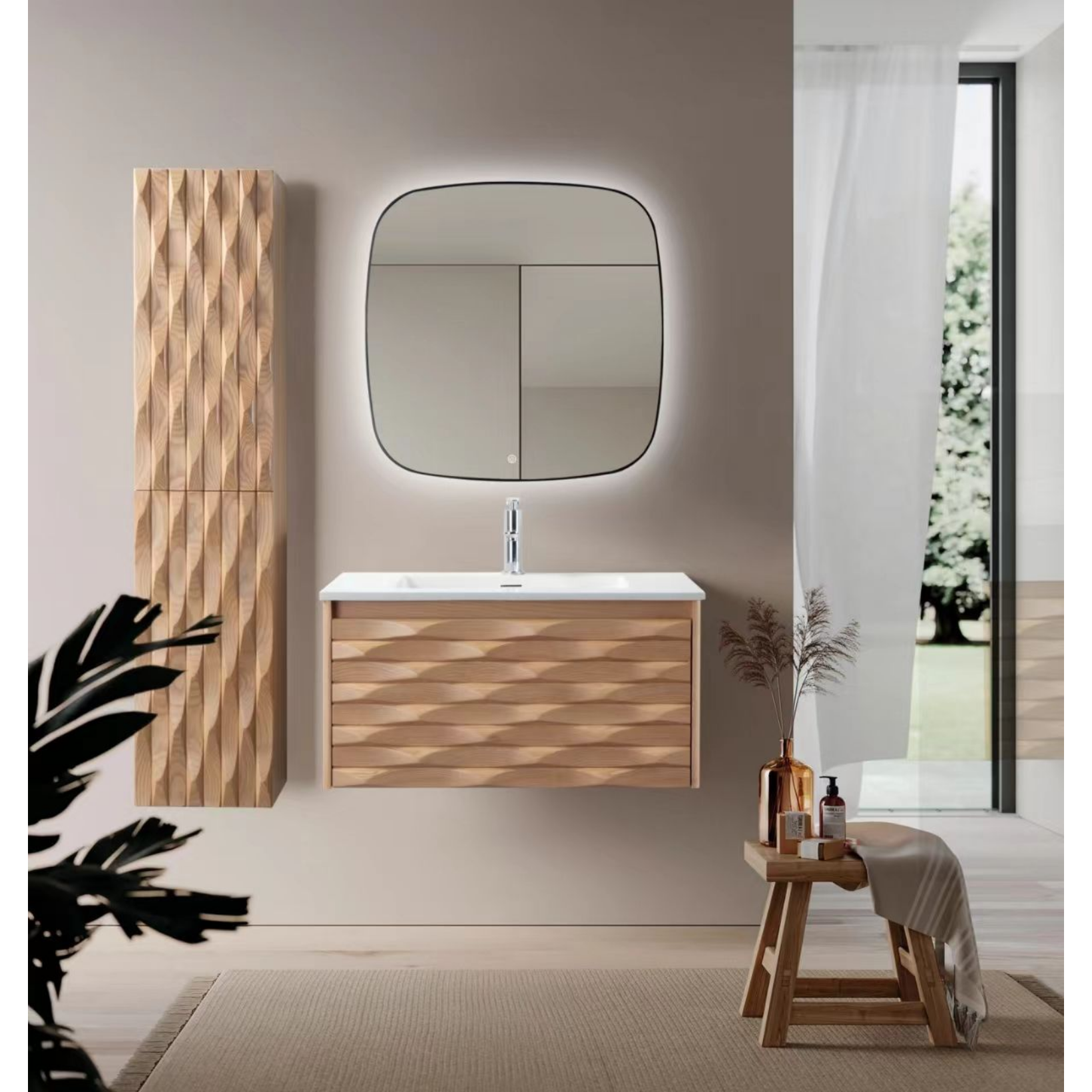 MAGNOLIA wastafelonderkast – Greeploos & softclose