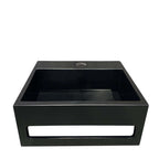 Julia Fountain Wiesbaden 30x28x12,5 cm Solid Surface Mat Zwart