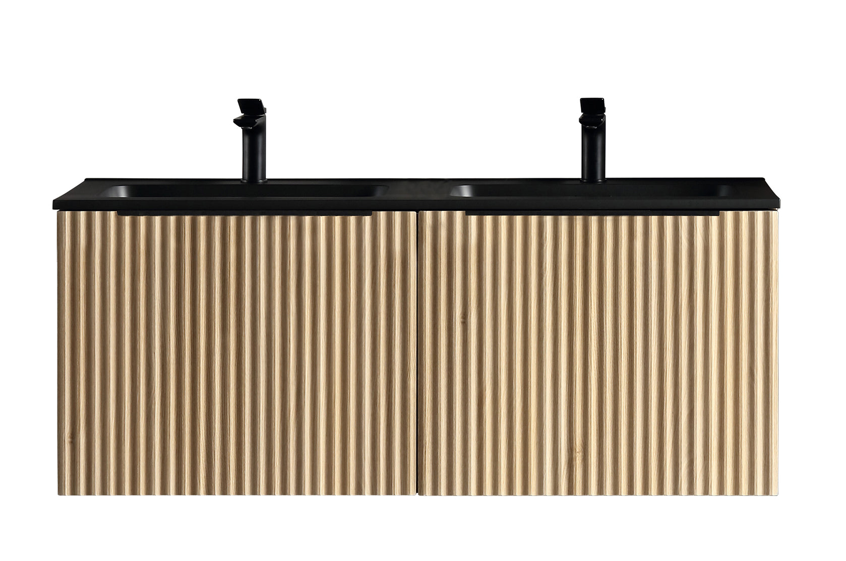 Ribbella onderkast met 2 laden 2 uitsparingen 120 x 45 cm naturel eik Hoofdafbeelding