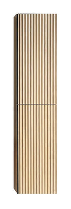 Ribbella kolomkast met 2 deuren 160 x 36 x 30 cm naturel eik