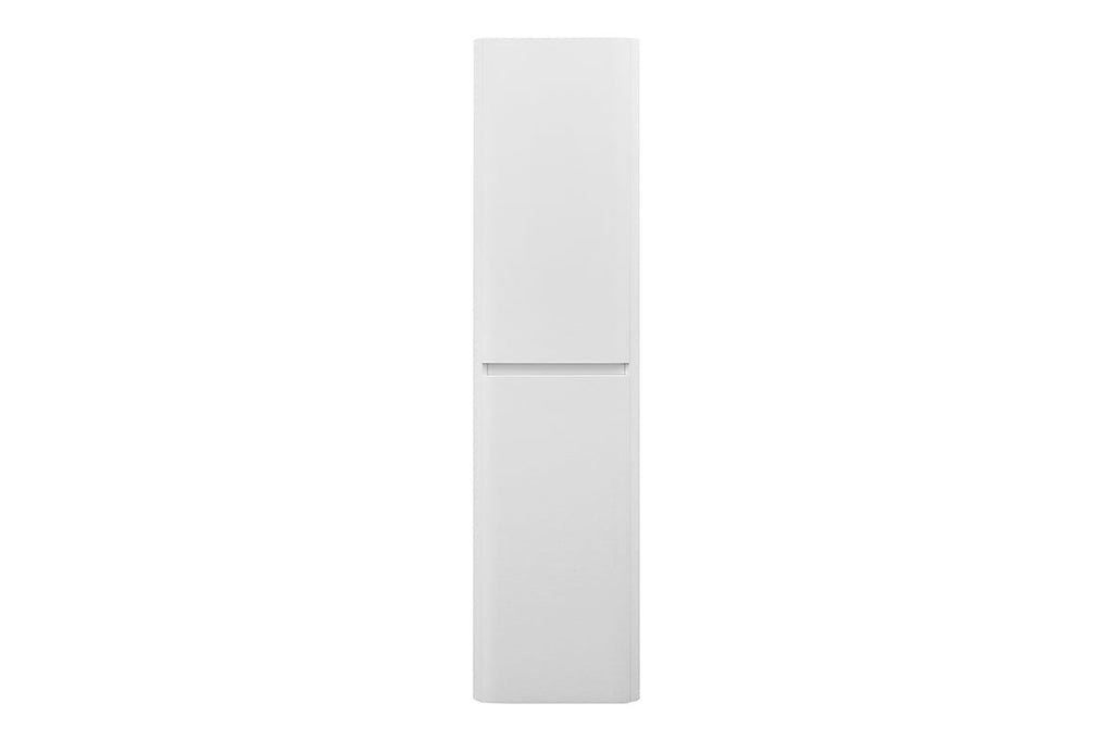 Novira kolomkast afgeronde hoeken 160 x 40 x 35 cm mat wit