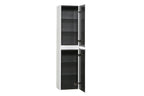 Novira kolomkast afgeronde hoeken 160 x 40 x 35 cm mat wit