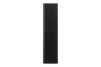 Novira kolomkast afgeronde hoeken 160 x 40 x 35 cm mat zwart