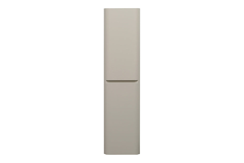 Novira kolomkast afgeronde hoeken 160 x 40 x 35 cm mat zand