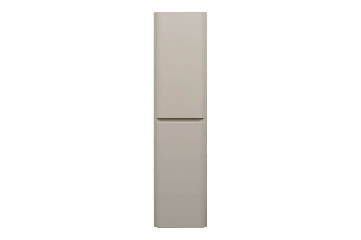 Novira kolomkast afgeronde hoeken 160 x 40 x 35 cm mat zand