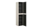 Novira kolomkast afgeronde hoeken 160 x 40 x 35 cm mat zand