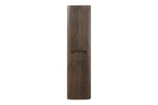 Sulora kolomkast afgeronde hoeken geribbeld 160 x 40 x 35 cm bruin eiken