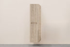 Sulora kolomkast afgeronde hoeken geribbeld 160 x 40 x 35 cm licht eiken