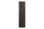 Sulora kolomkast afgeronde hoeken geribbeld 160 x 40 x 35 cm walnoot