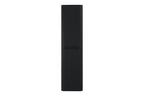 Sulora kolomkast afgeronde hoeken geribbeld 160 x 40 x 35 cm mat zwart