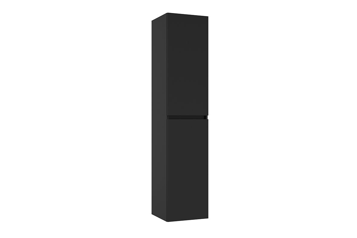 Alvara kolomkast 160x35x35 cm mat zwart Secundaire afbeelding