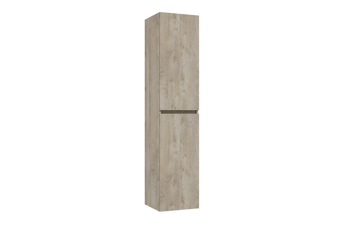 Alvara kolomkast 160x35x35 cm grijs eiken Secundaire afbeelding