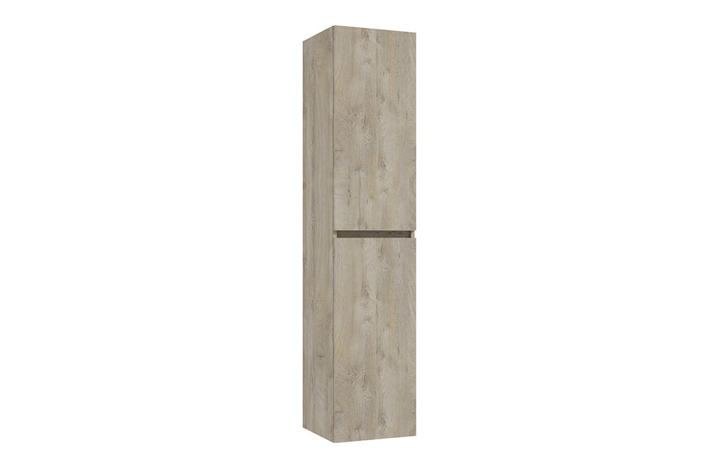 Alvara kolomkast 160x35x35 cm grijs eiken