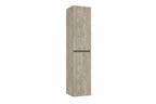 Alvara kolomkast 160x35x35 cm grijs eiken