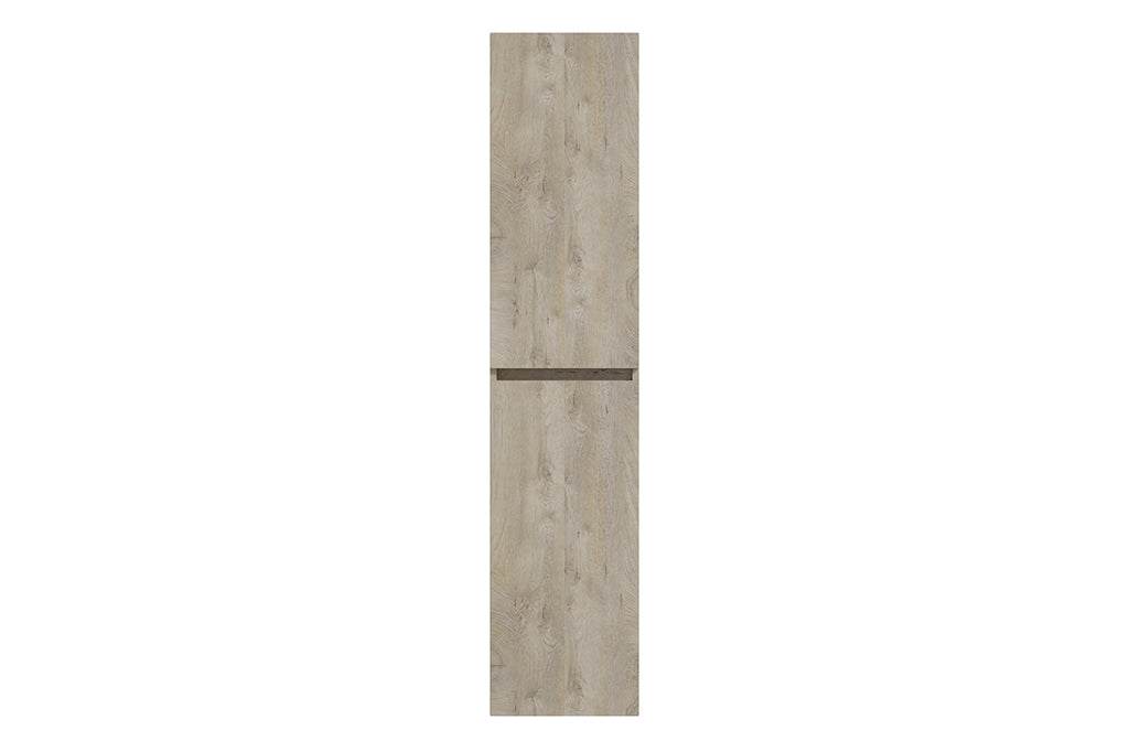 Alvara kolomkast 160x35x35 cm grijs eiken