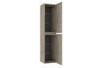 Alvara kolomkast 160x35x35 cm grijs eiken