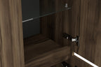 Alvara kolomkast 160x35x35 cm donker eiken