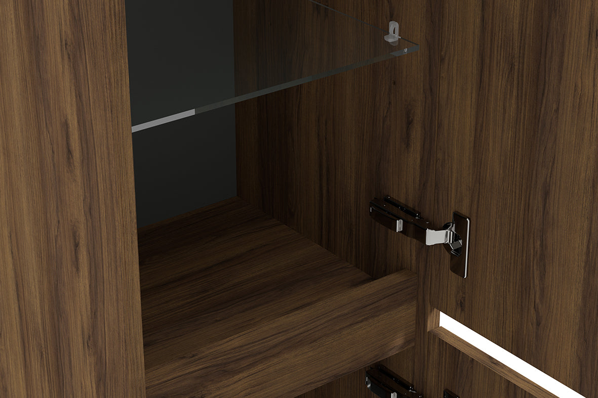 Alvara kolomkast 160x35x35 cm warm eiken