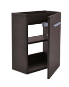 Vision L/R fonteinkast Wiesbaden met 1 deur, 40x21 cm in grijs eiken