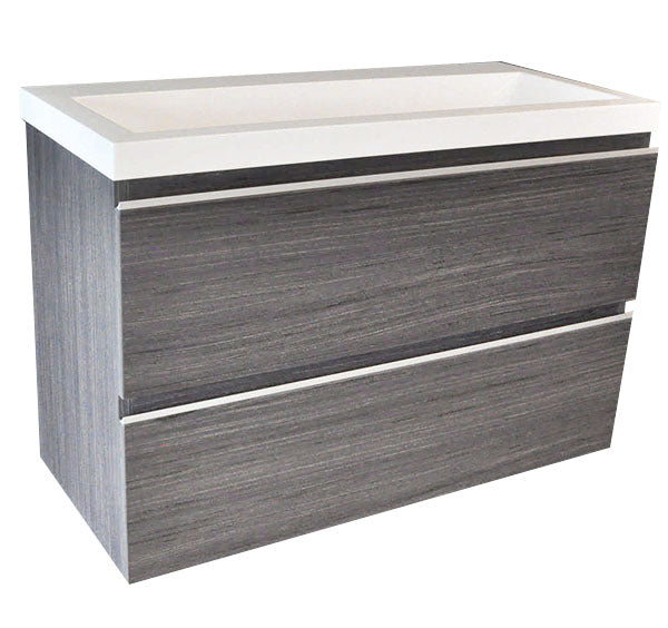 Shall onderkast 80 x 36 cm houtnerf grijs Hoofdafbeelding
