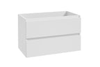 Alvara onderkast met 2 laden 1 uitsparing 80 x 46 cm mat Wit