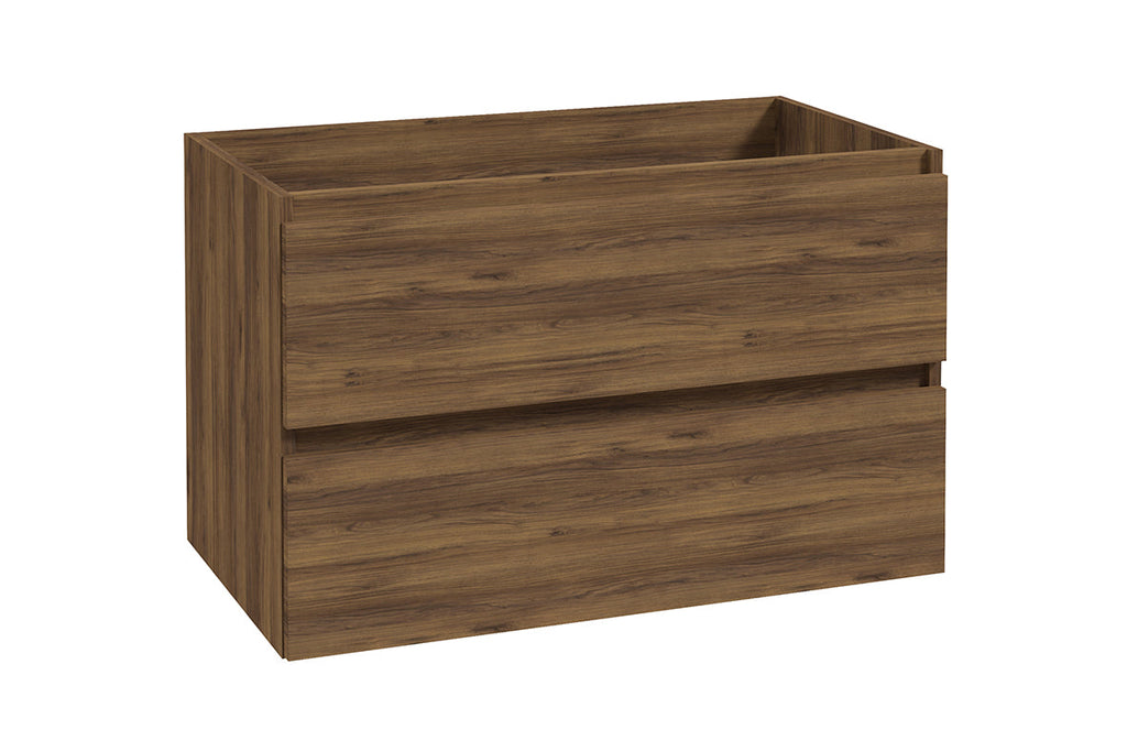 Alvara onderkast met 2 laden 1 uitsparing 80 x 46 cm warm eiken