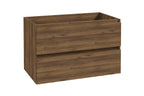 Alvara onderkast met 2 laden 1 uitsparing 80 x 46 cm warm eiken