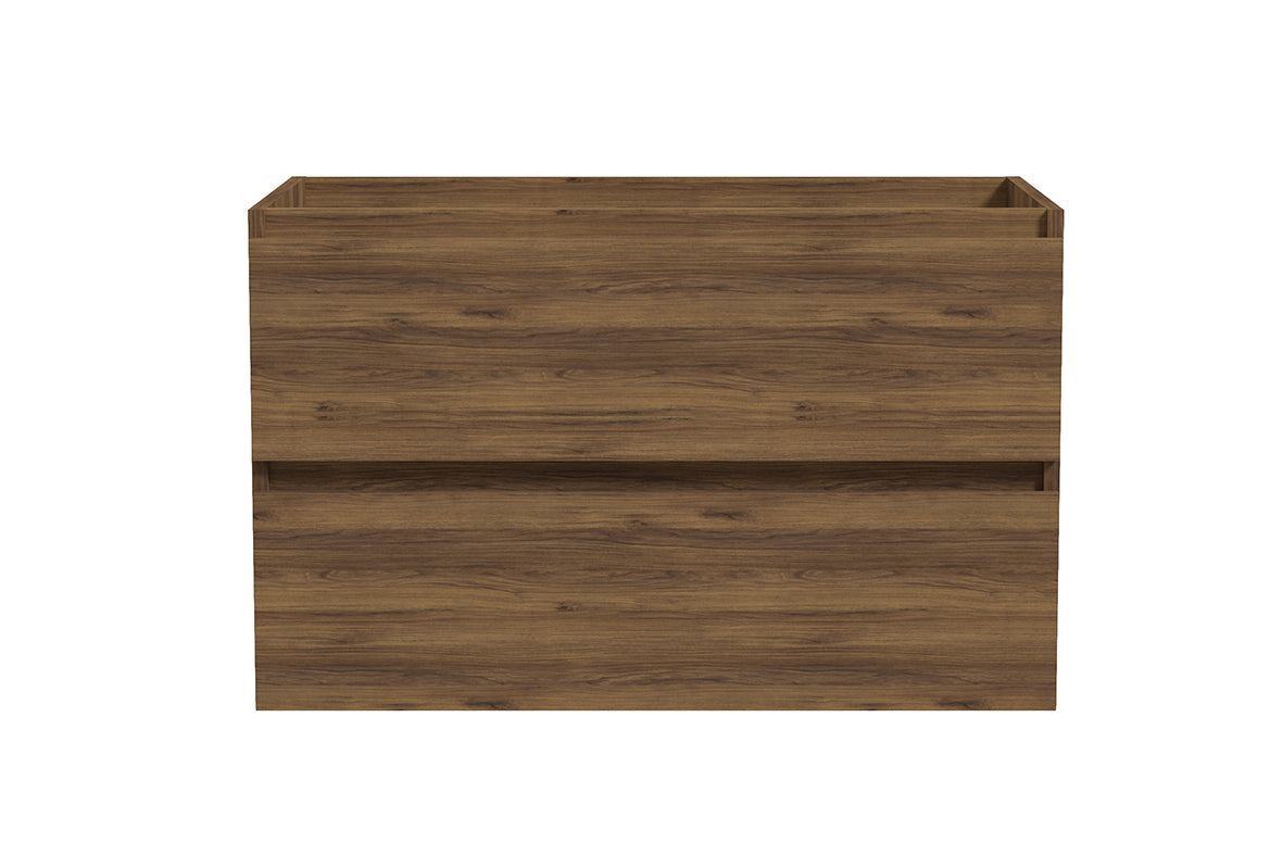 Alvara onderkast met 2 laden 1 uitsparing 80 x 46 cm warm eiken Hoofdafbeelding