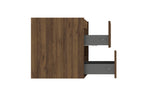 Alvara onderkast met 2 laden 1 uitsparing 80 x 46 cm warm eiken