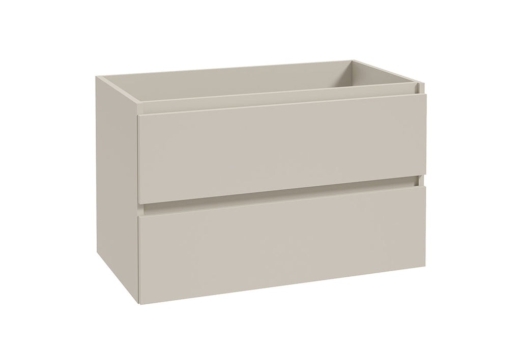 Alvara onderkast met 2 laden 1 uitsparing 80 x 46 cm cashmere