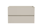 Alvara onderkast met 2 laden 1 uitsparing 80 x 46 cm cashmere
