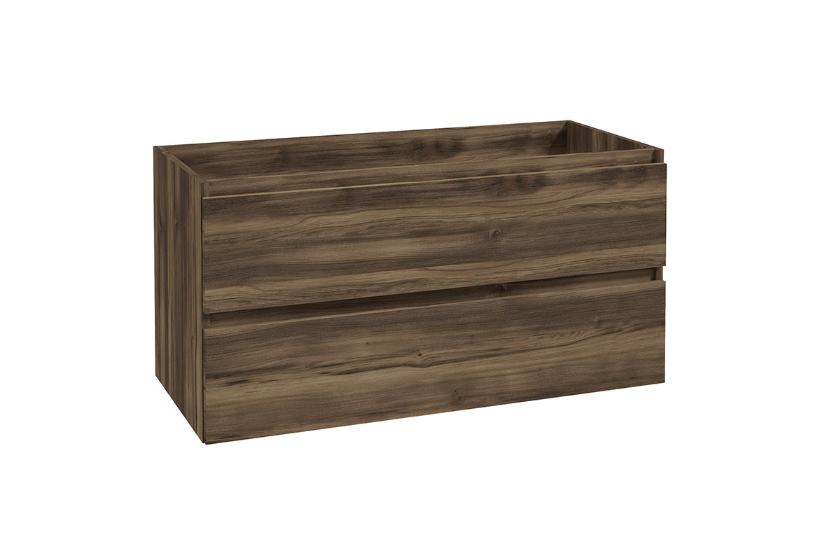 Alvara onderkast met 2 laden 1 uitsparing 100 x 46 cm donker eiken Secundaire afbeelding
