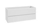 Alvara onderkast met 2 laden 2 uitsparingen 120 x 46 cm mat wit