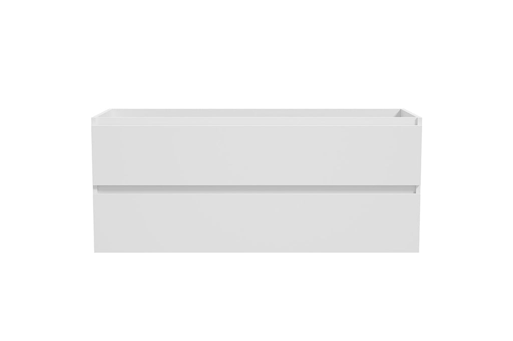 Alvara onderkast met 2 laden 2 uitsparingen 120 x 46 cm mat wit