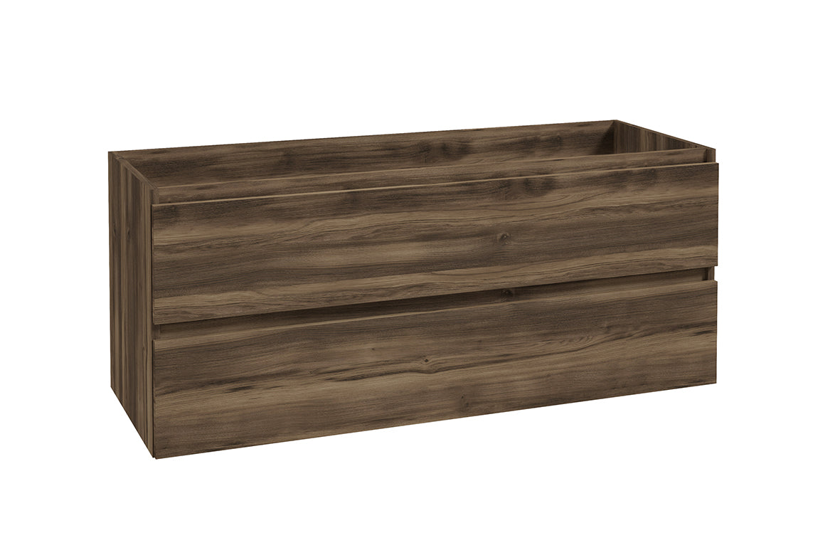 Alvara onderkast met 2 laden 2 uitsparingen 120 x 46 cm donker eiken