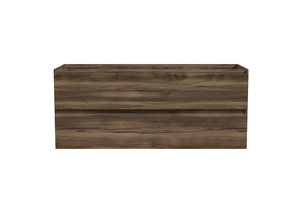 Alvara onderkast met 2 laden 2 uitsparingen 120 x 46 cm donker eiken