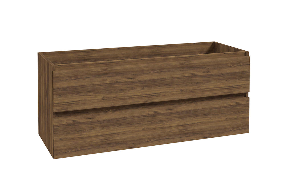 Alvara onderkast met 2 laden 2 uitsparingen 120 x 46 cm warm eiken