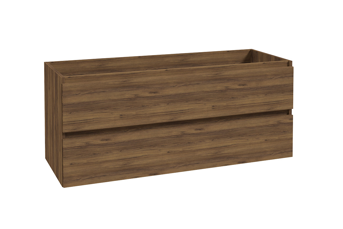 Alvara onderkast met 2 laden 2 uitsparingen 120 x 46 cm warm eiken
