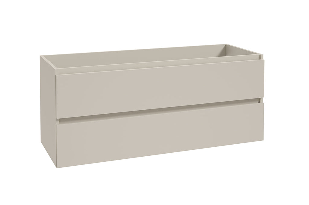 Alvara onderkast met 2 laden 2 uitsparingen 120 x 46 cm cashmere