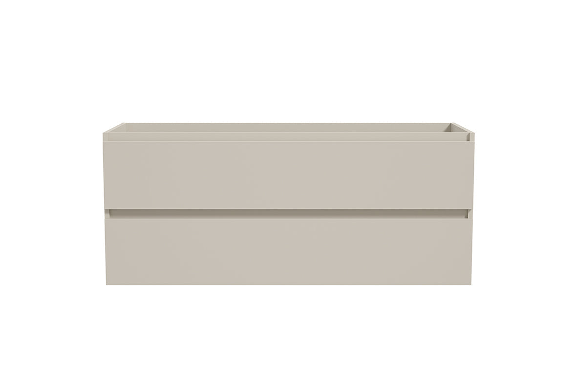 Alvara onderkast met 2 laden 2 uitsparingen 120 x 46 cm cashmere Secundaire afbeelding
