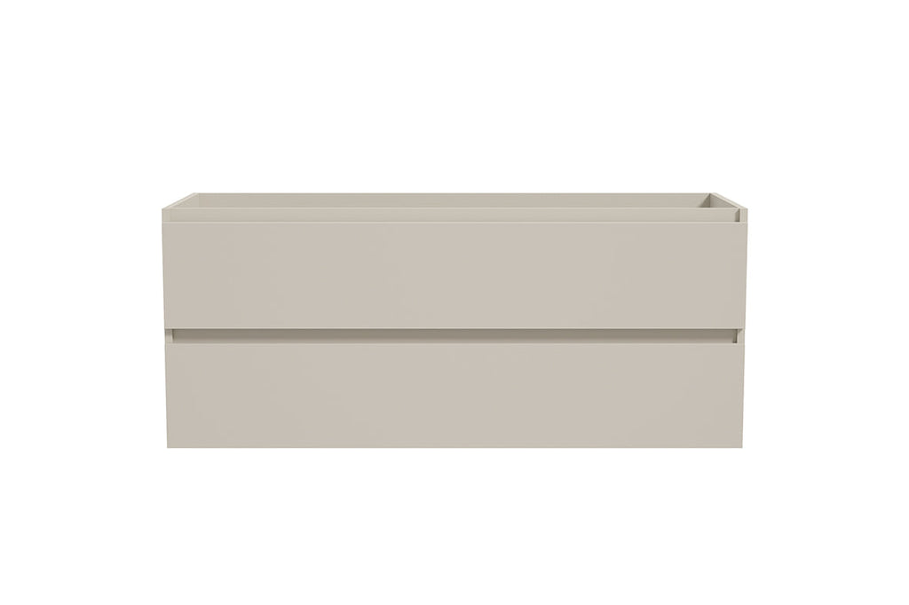 Alvara onderkast met 2 laden 2 uitsparingen 120 x 46 cm cashmere