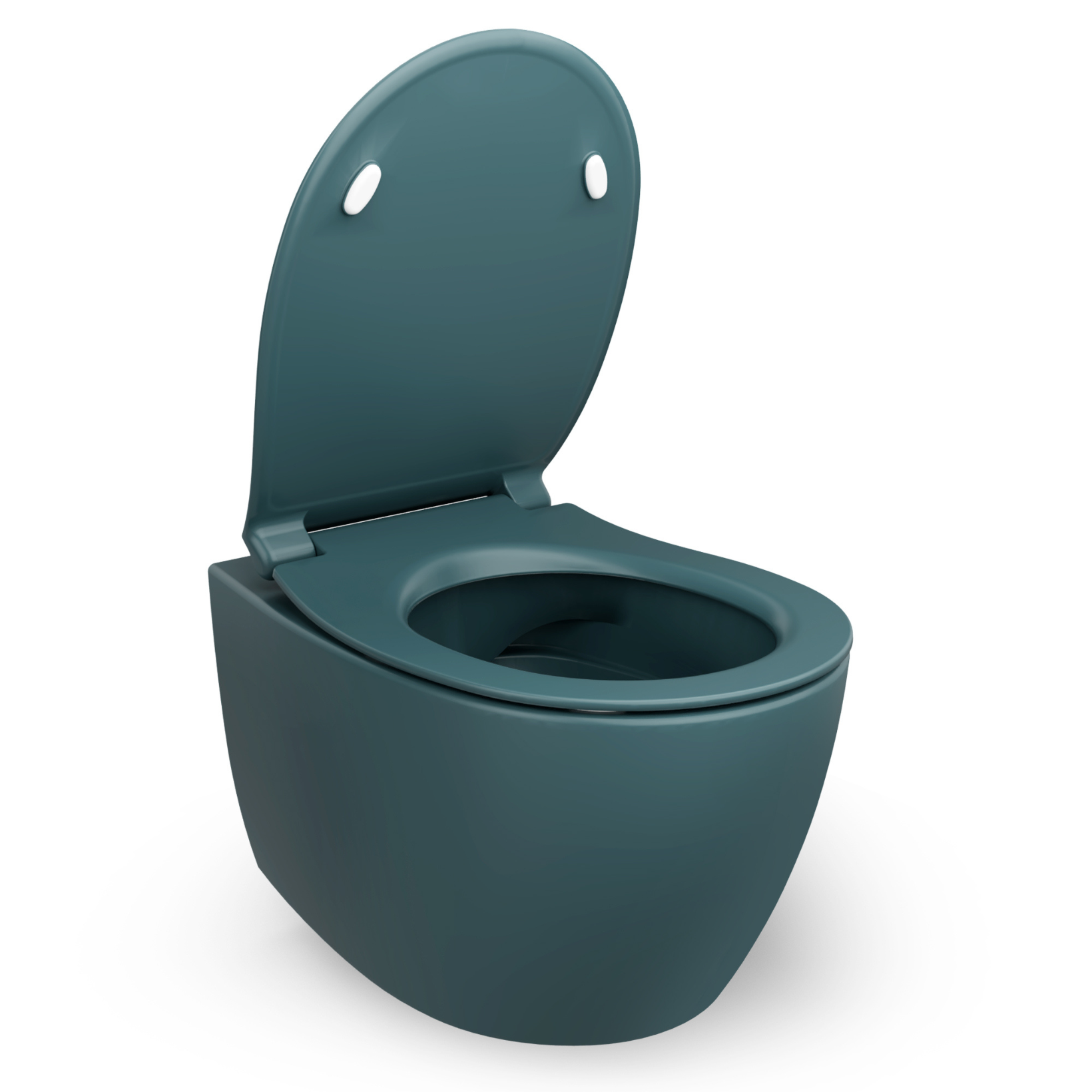 Isvea Sentimenti Hangtoilet - Petrolgroen