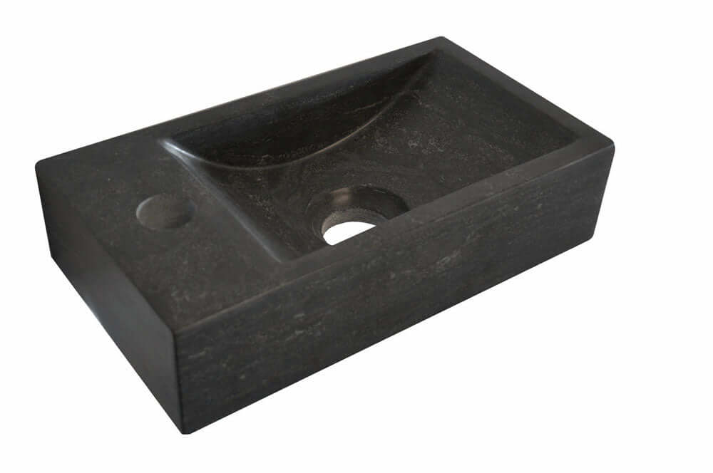 Bluestone Fontein Wiesbaden 36x18x9 cm (Kraangat Links) Hoofdafbeelding