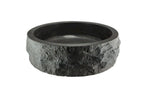 Wiesbaden blauwe steen rond 40x12 cm hamerslag opzetwastafel