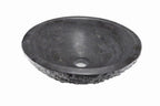 Hammertone Blauwsteen Opzetwastafel Wiesbaden Rond 42x14 cm