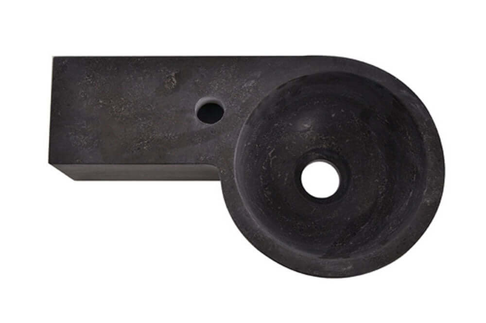 Blauwsteen Ronde Fontein Wiesbaden Links 40X23X10 Cm